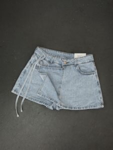 SKORT STRAP CELESTE #MALI.04