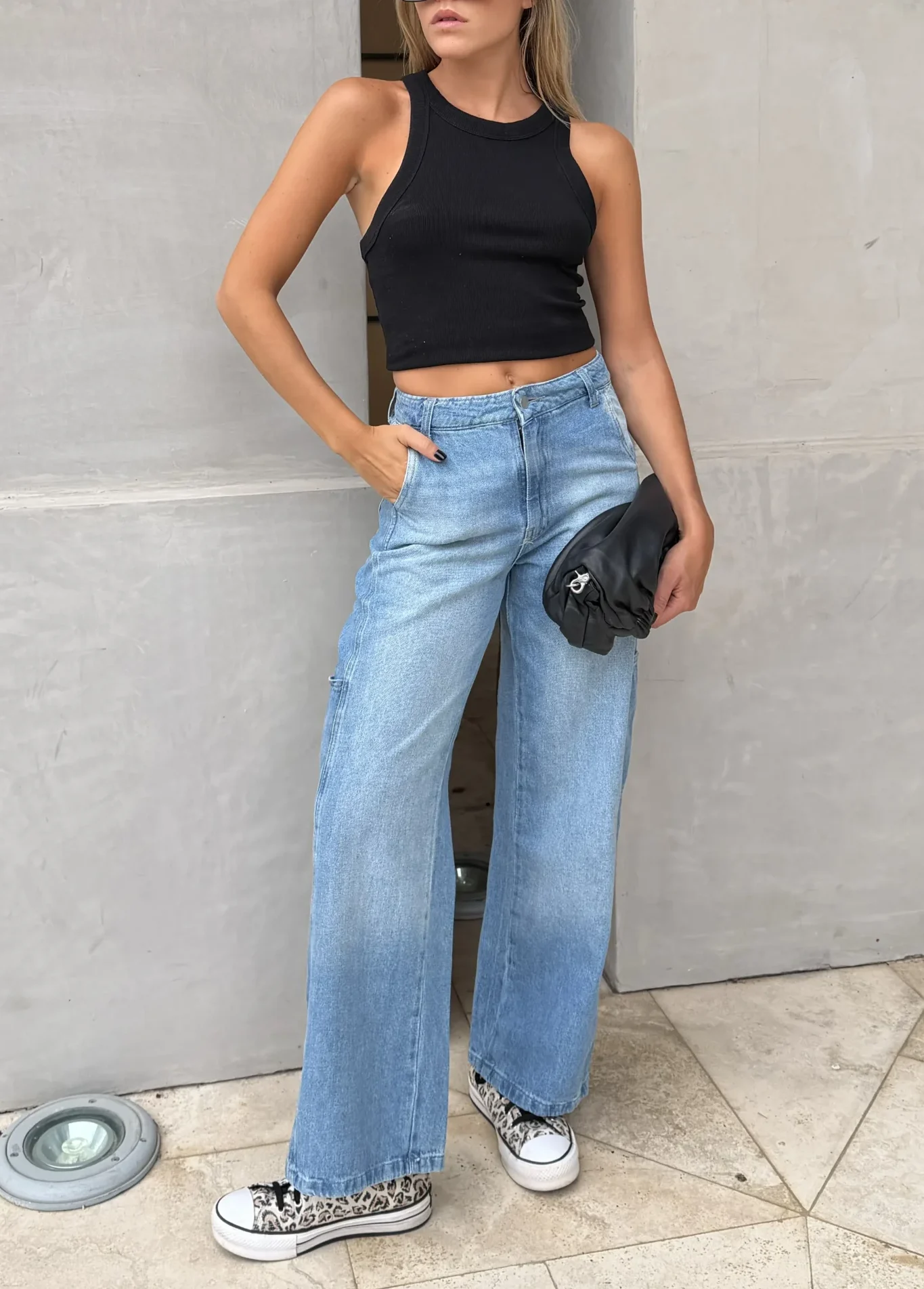 Alternative view of JEAN RECORTE AZUL #DREP.03