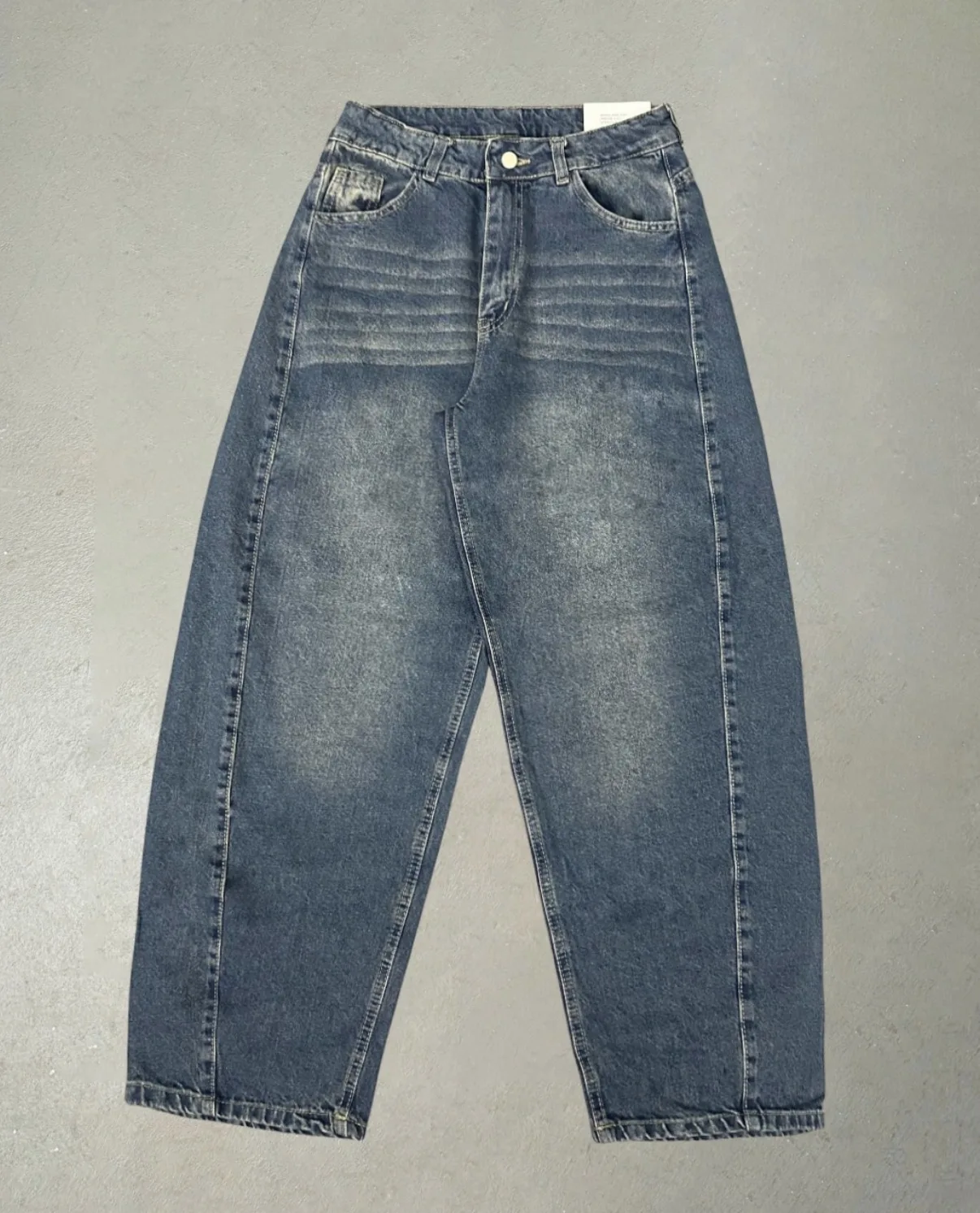 JEAN BARREL AZUL MTZ #REXY.05