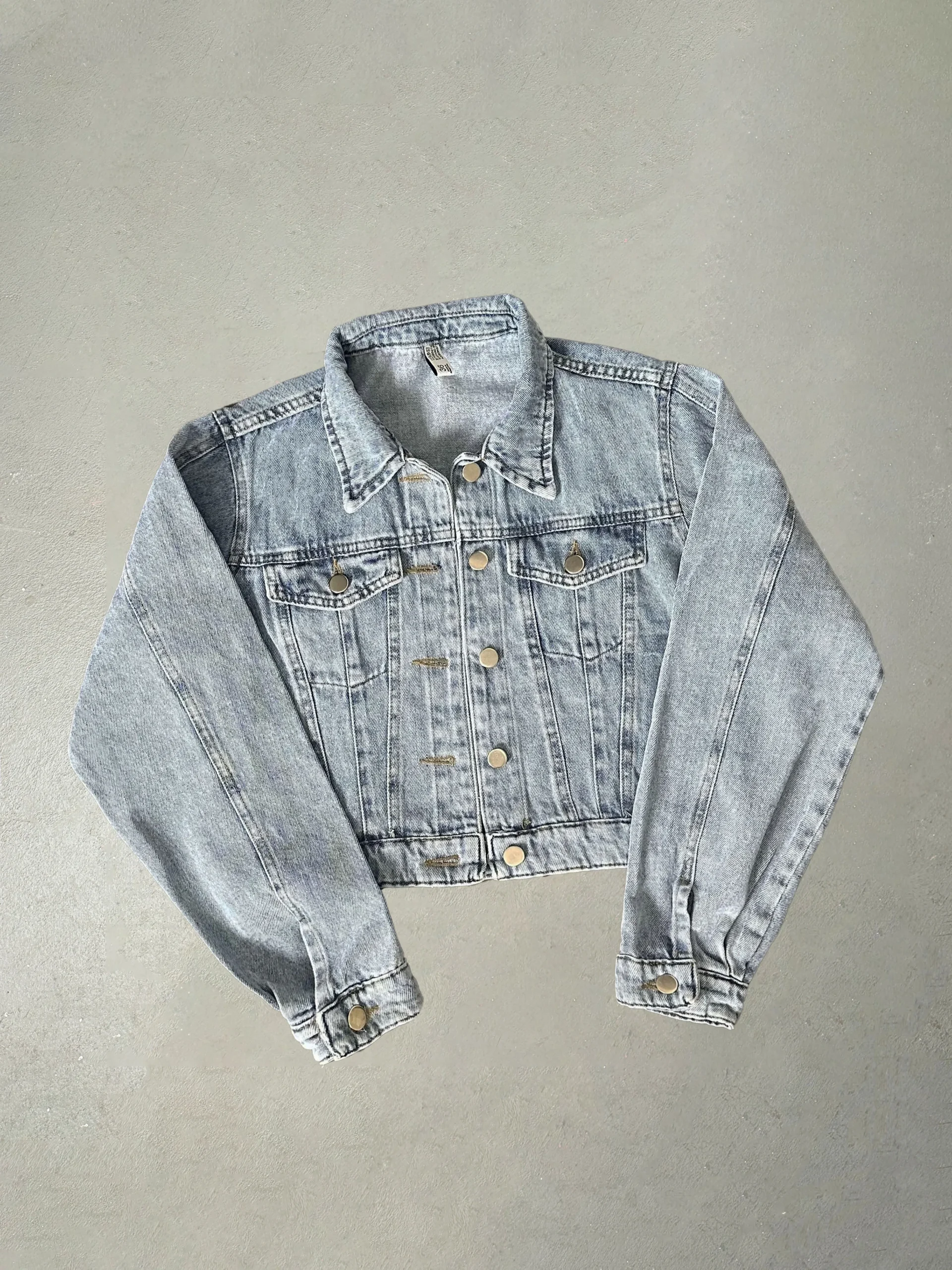 CAMPERA OVER CROP CELESTE #SAMBA.04