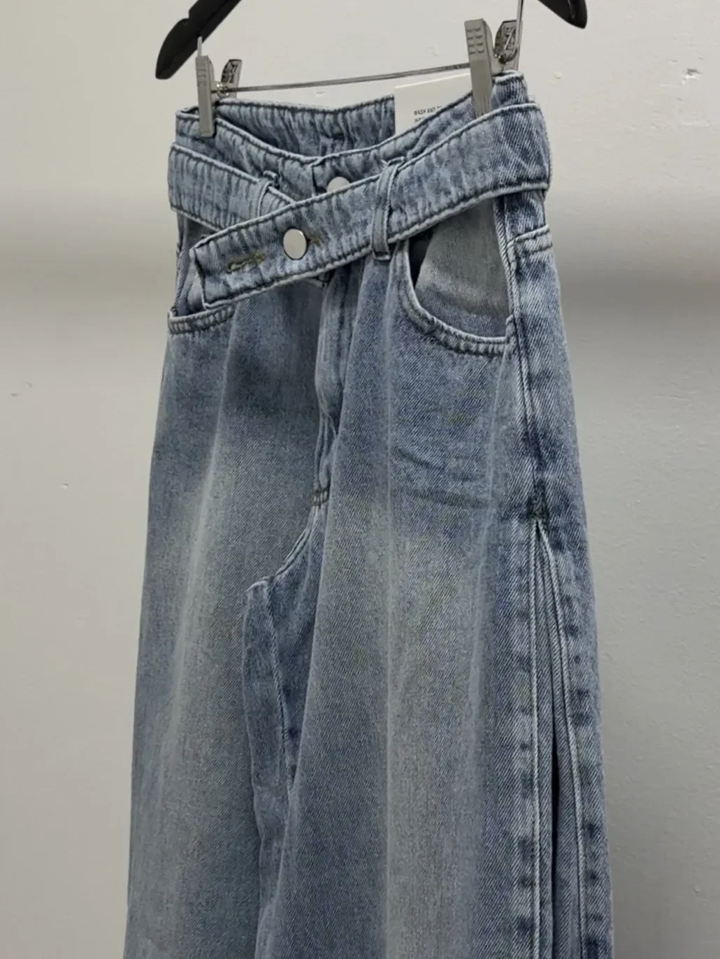 Alternative view of JEAN WIDE DOBLE CELESTE #MARVIN.04
