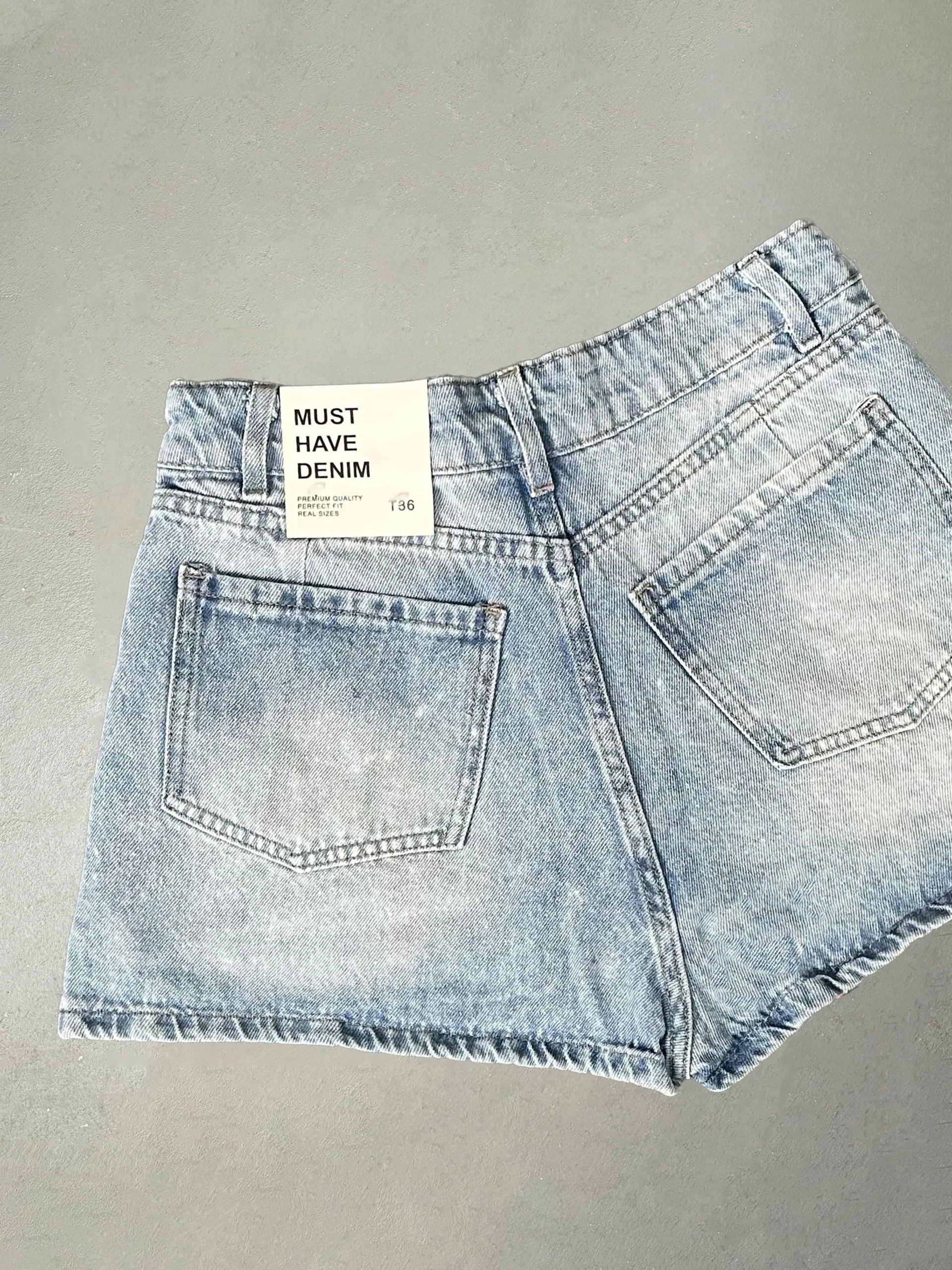 MINI SHORT CELESTE ROT. #LEA.04 - Imagen 2