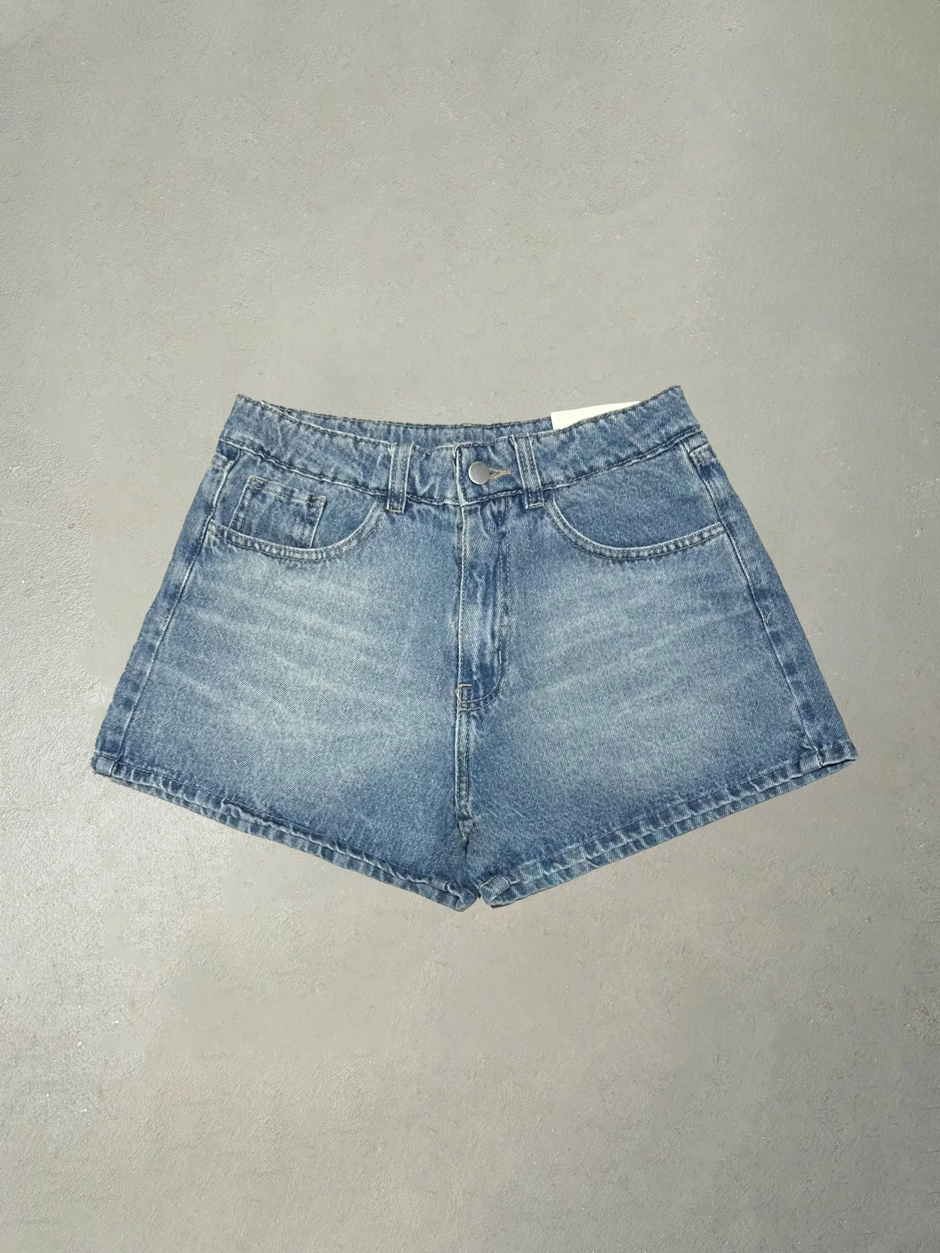 Short mom azul bg dazzy.03.bg - Wildvery Denim