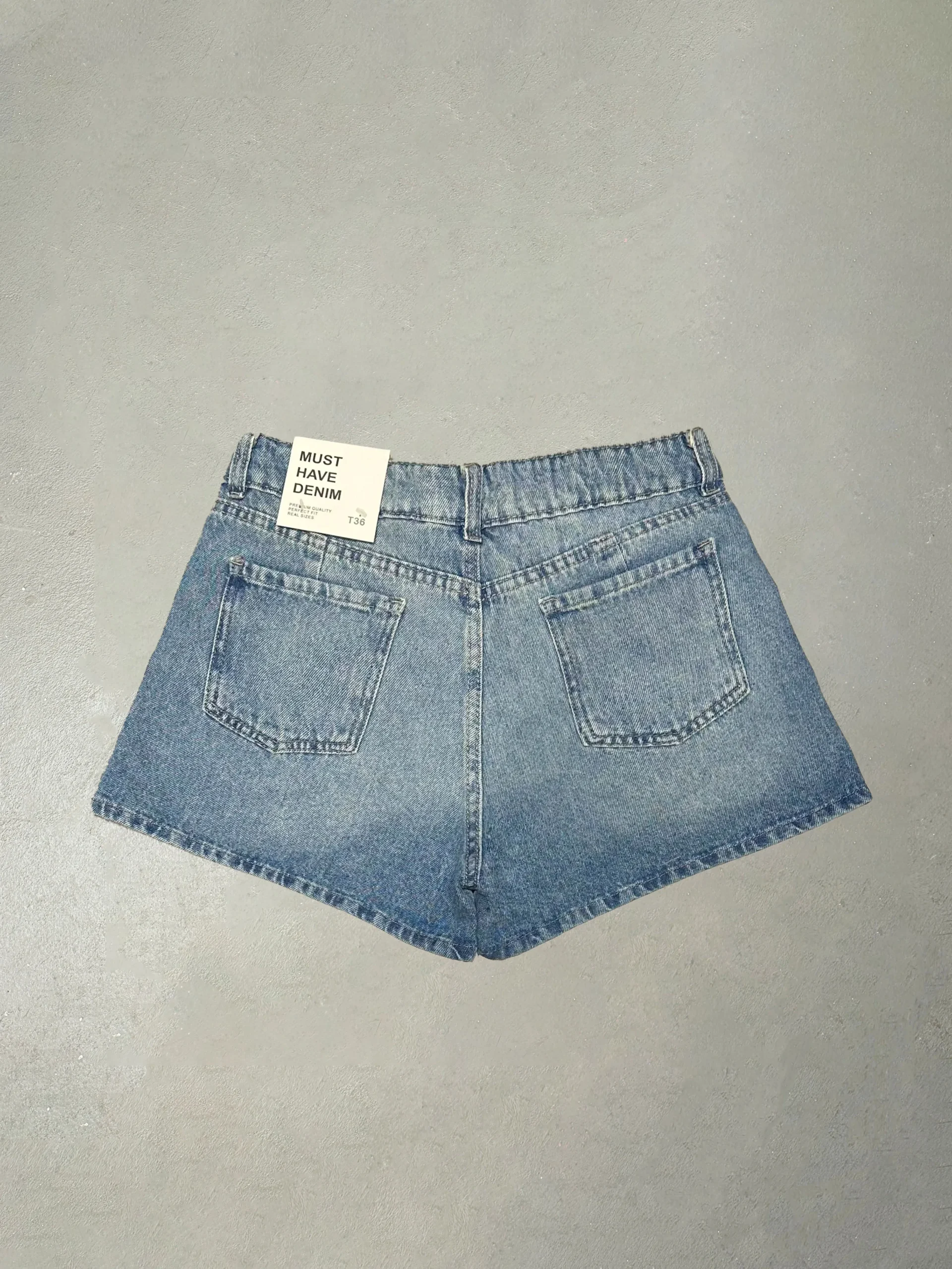 Short mom azul bg dazzy.03.bg - Wildvery Denim (foto 2)