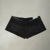 Short t. bajo waist negro kelvin.01 - Wildvery Denim