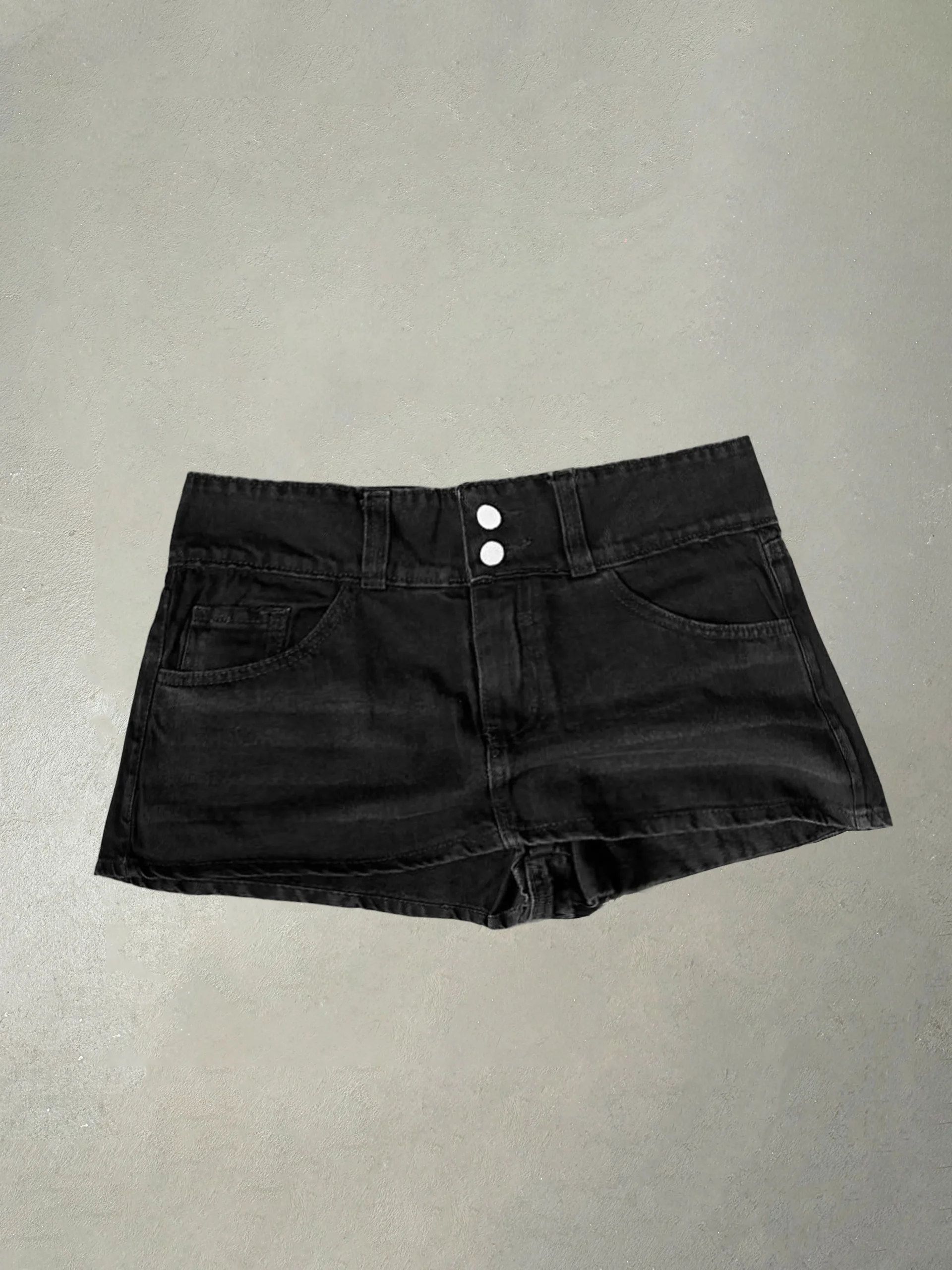 Alternative view of MINI SHORT BUTTONS NEGRO #STANN.01.BG