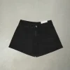 Short mom negro dazzy.01 - Wildvery Denim
