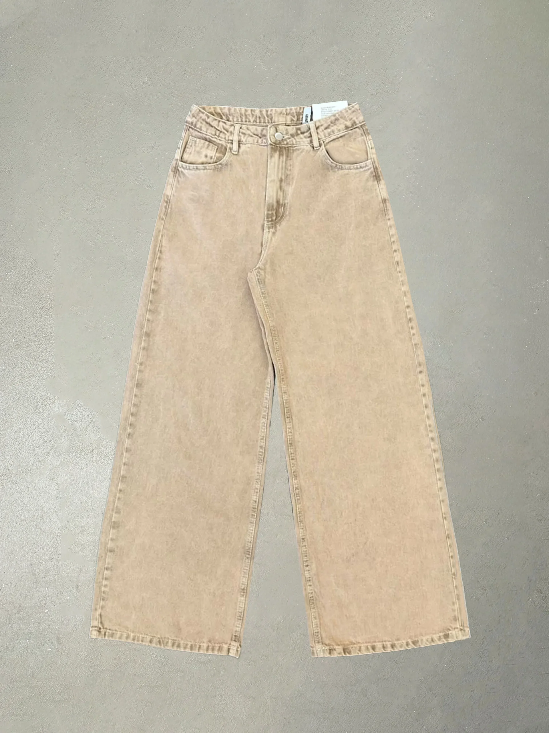 Jean wide marrón claro roa.12 - Wildvery Denim