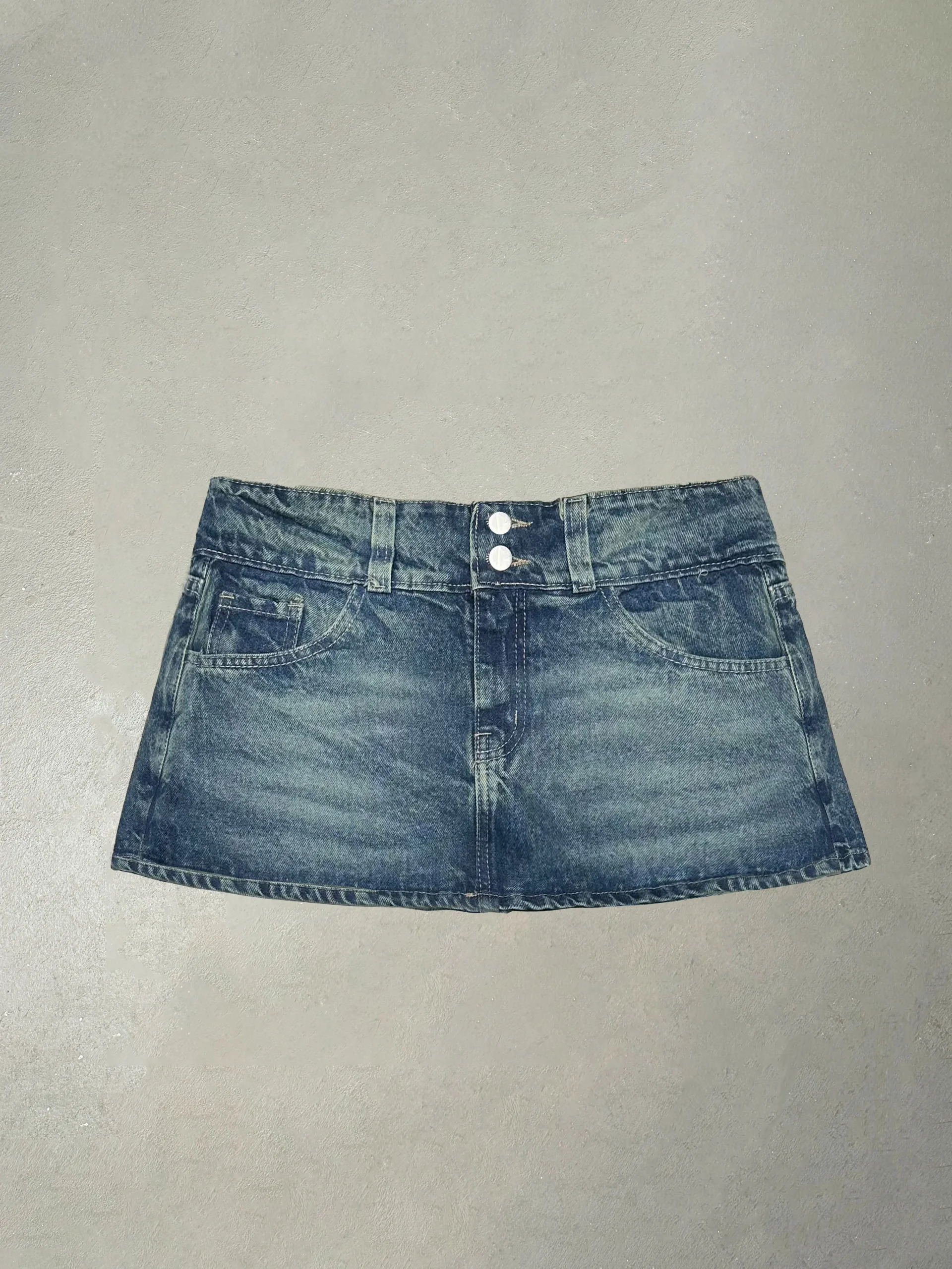 Mini short buttons matizado stann.05.bg - Wildvery Denim